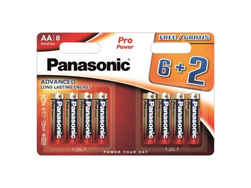 Panasonic AA/ceruza tartós alkáli elem 1,5 V (8 db/cs)