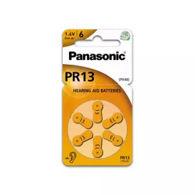 Panasonic cink-levegő hallókészülék elem 1,4 V (6 db/cs) PR13