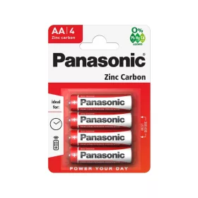 Panasonic AA/ceruza cink-mangán tartós elem 1,5 V (4 db/cs)