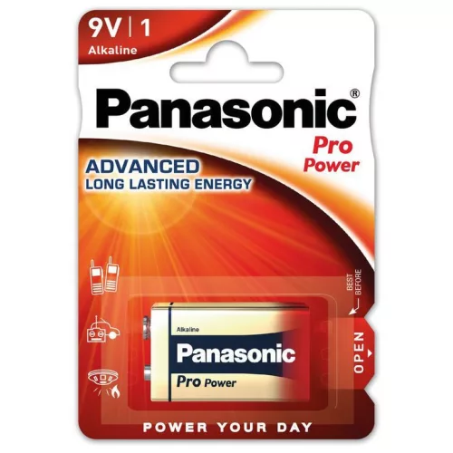 Panasonic pro power alkáli 9V elem 6LR61 BL/1