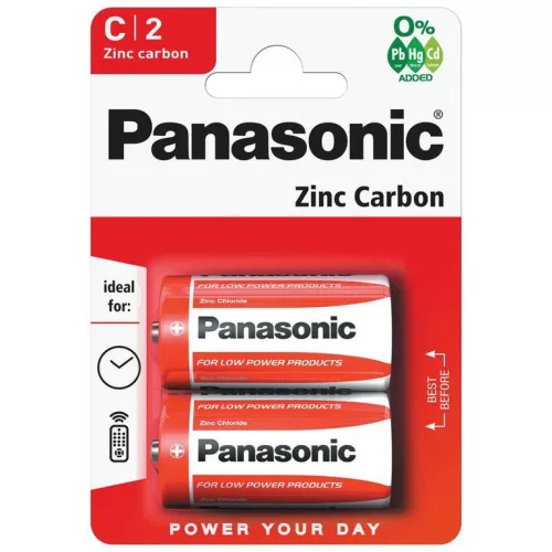 Panasonic féltartós baby elem (R14) BL/2