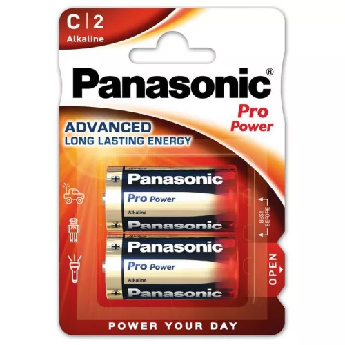 Panasonic pro power alkáli baby elem (LR14) BL/2