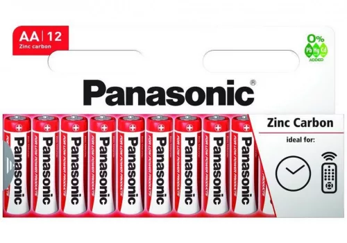 Panasonic zinc féltartós ceruza elem AA (R6RZ/12HH) (1,5V) B12