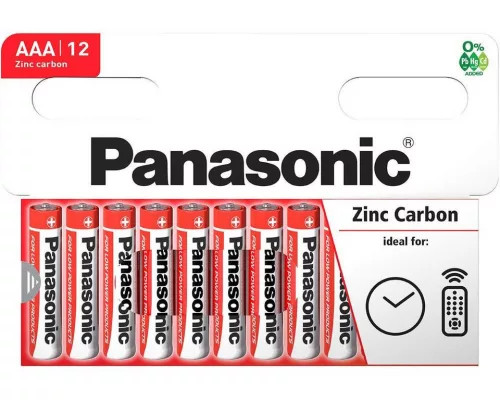 Panasonic féltartós mikro elem AAA (R03RZ/12HH) BL/12