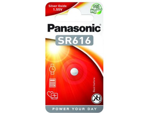 Panasonic ezüstoxid gombelem 1,55 V SR616
