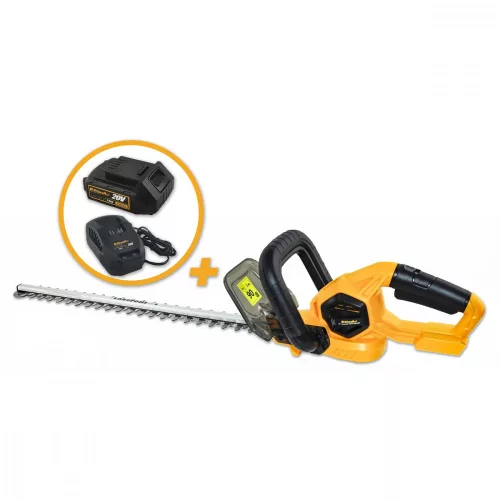 Riwall akkus sövényvágó - 20 V, 1x 2 Ah akku + töltő pro rAHT 5220 set