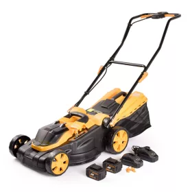 Riwall akkus fűnyíró - 20 V, 2x 4 Ah akku + töltő pro RALM 3820 set