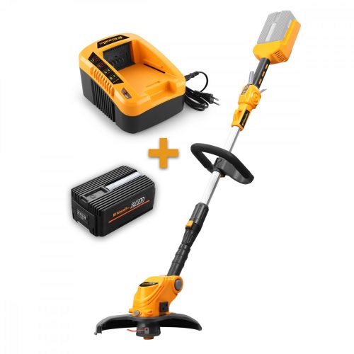 Riwall akkus szegélyvágó - 40 V, 1x 2 Ah akku + töltő pro rALT 3040 set