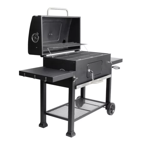 Riwall PRO XXL faszenes grillsütő RCG 80