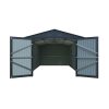 Riwall PRO fém garázs 3 x 6 m nyeregtetővel RMCG 20x10 Anthracite