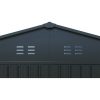 Riwall PRO fém garázs 3 x 6 m nyeregtetővel RMCG 20x10 Anthracite