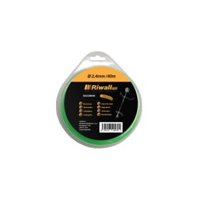 Riwall fűkasza damil - 2,4 mm, hossz 40 m, szögletes