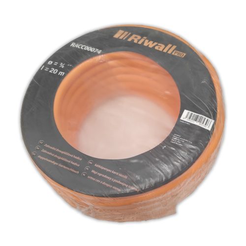 Riwall kétrétegű kerti tömlő, 20 m, 3/4” PRO