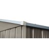 Riwall 6x8 barna - fém kerti tároló 2,4 x 1,7 m nyeregtetővel (barna) RMSA