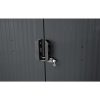 Riwall 8x10 antracit - fém kerti tároló 3 x 2,4 m nyeregtetővel pro rMSA