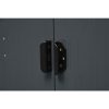 Riwall PRO fém kerti tároló 3 x 3,7 m nyeregtetővel (antracit) RMSA 12x10 Anthracite