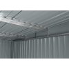Riwall PRO fém kerti tároló 2,4 x 2,8 m lapostetővel RMSP 9x8 antracit LUX