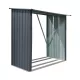 Riwall PRO tűzifatároló lejtős tetővel 2 x 1,5 m RMWS 3x7 Anthracite