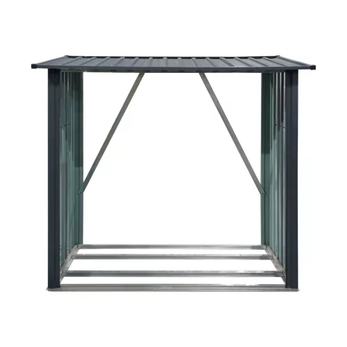Riwall PRO tűzifatároló lejtős tetővel 2 x 1,5 m RMWS 3x7 Anthracite