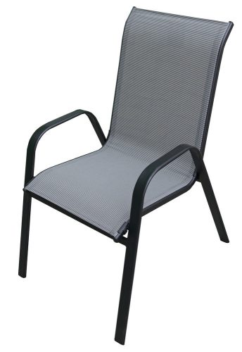 XT1012C fém kerti szék, 69 x 55 x 95 cm - szürke