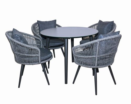 ROJAPLAST CONCORD SMALL exkluzív polyrattan kerti bútor garnitúra, ?100 cm