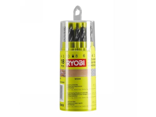 Ryobi fúrószár készlet 18 részes RAK18DMIX