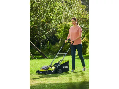 Ryobi akkus hibrid fűnyíró RY18LMH37A-250 36V (2x18V)/240V ONE+