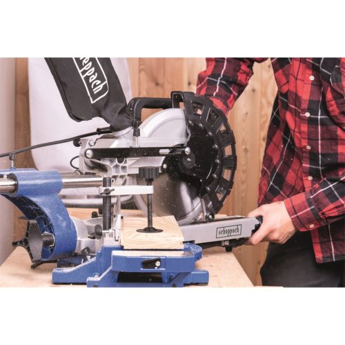 Scheppach gérvágó fűrész húzófunkcióval és lézerrel HM 254