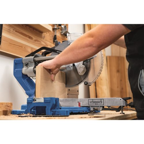 Scheppach gérvágó fűrész húzófunkcióval és lézerrel HM 305 SL