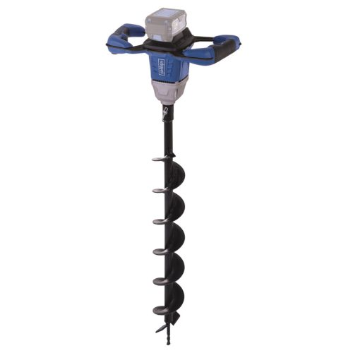 Scheppach akkus földfúró indukciós motorral, IXES 20 V (akku és töltő nélkül) BC-EB100-X