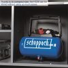 Scheppach olajmentes kompresszor 6 L HC 06