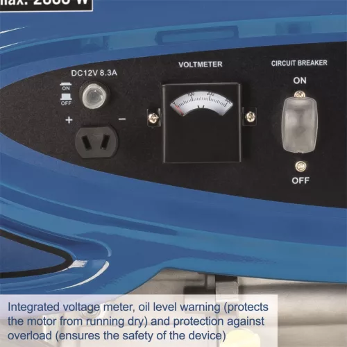 Scheppach vázszerkezetes áramfejlesztő, 2800 W, AVR szabályozással SG 3200