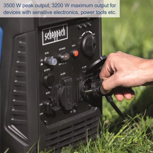 Scheppach inverteres áramfejlesztő, 3500 W SG 3500i