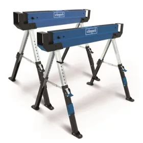 Scheppach összecsukható nagy teherbírású bak 600 kg (2 db-os kiszerelés) MWB 600