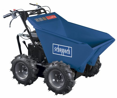 Scheppach minidömper - 4x4 meghajtású, mechanikus billenéssel, 300 kg DP 3000