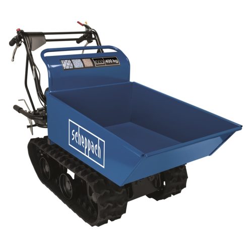 Scheppach gumilánctalpas minidömper - mechanikus billenéssel, 400 kg DP 4500