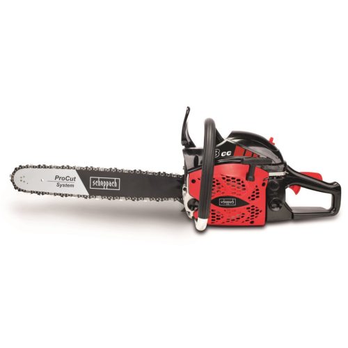 Scheppach benzinmotoros láncfűrész, 53 cm3 + védőszemüveg + fülvédő BKS 5300 S