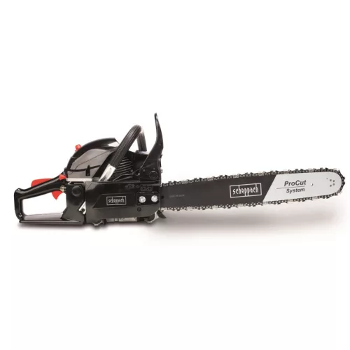 Scheppach benzinmotoros láncfűrész, 53 cm3 + védőszemüveg + fülvédő BKS 5300 S