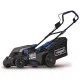 Scheppach akkus fűnyíró indukciós motorral 4in1 2x20V, IXES 20 V (akku és töltő nélkül) BC-MP380-X