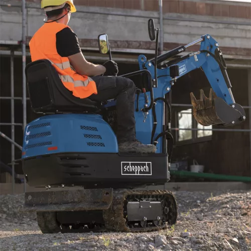 Scheppach mini forgó kotrógép EXC 815