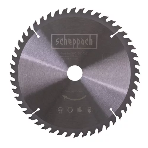 Scheppach fűrészlap univerzális (fa, műanyagra, alumínium, réz), TCT pr. 255/30/2,8, 48 fog