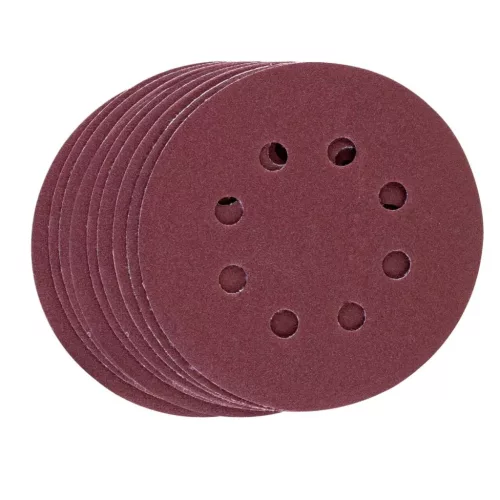 Scheppach kör csiszolólap készlet (9 db), O 125 mm, szemcsézet 80/180/240, 3-3-3 db