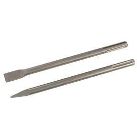 Scheppach vésőszár készlet (2 db) SDS MAX (hegyes / lapos, 18 x 350 mm)