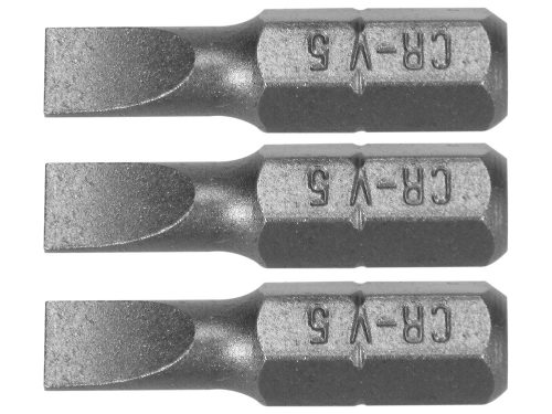 Sthor csavarhúzó bit 1/4 25 mm lapos 5 mm 3 darabos