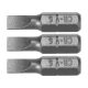 Sthor csavarhúzó bit 1/4 25 mm lapos 5 mm 3 darabos