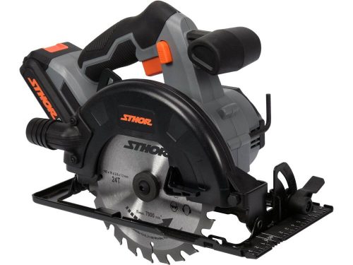 Sthor akkus körfűrész 20 V 165 mm akkuval és töltővel