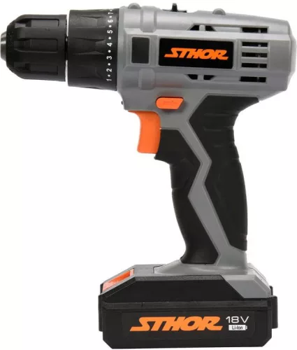 Sthor akkus fúró csavarozó 18V 1300mAh akkuval és töltővel