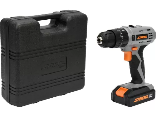 Sthor akkus fúró csavarozó 18V 1300mAh akkuval és töltővel