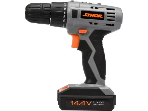 Sthor akkus fúró csavarozó 14,4V 1300mAh akkuval és töltővel