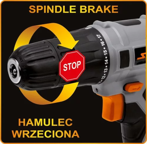 Sthor akkus fúró csavarozó 18V 1300mAh akkuval és töltővel